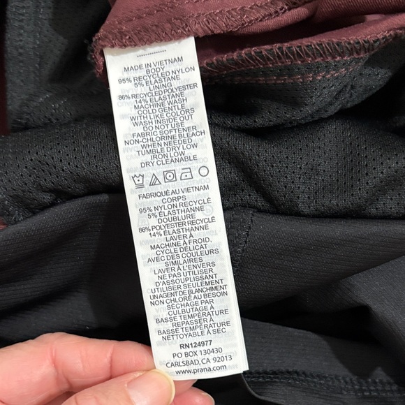 prAna Halle E-Waist Skort II Color Cacao size 6 high rise women’s adventure - Picture 10 of 15